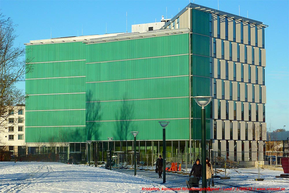 Kristallen,kommunalförvaltningsbyggnad i Lund.