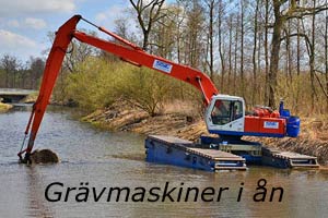 Gr�vmaskiner i Bj�rka�n.