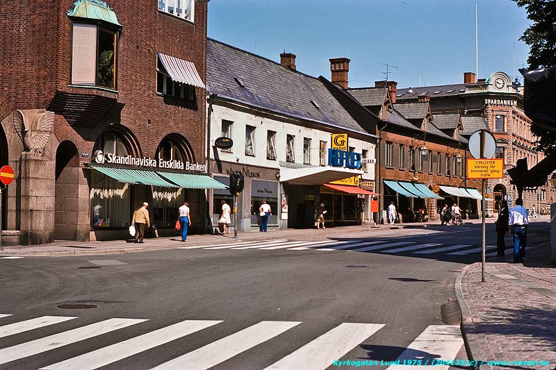 Kyrkogatan, Lund 1975