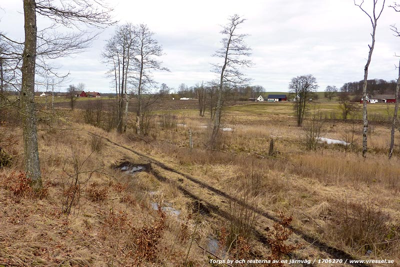 Torps by och minnet av j&auml;rnv&auml;gen mellan &Ouml;ved och Sj&ouml;bo.